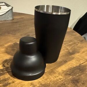Sleek Black cocktail shaker